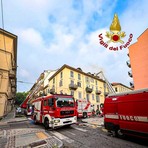 Incendio in via Maria Ausiliatrice