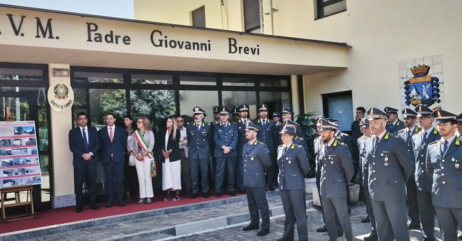 Inaugurazione restauro caserma di Orbassano Guardia di Finanza