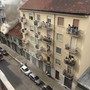 Incendio in via Crevacuore