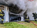 Incendio in un garage di Chivasso