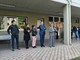 Taglio del nastro per l'inaugurazione alla presenza del sindaco Lo Russo