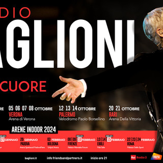 Claudio Baglioni aggiunge una nuova data torinese per il suo tour &quot;aTUTTOCUORE&quot;