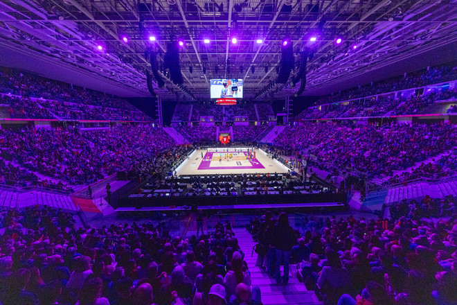 Una foto d'archivio dell'Inalpi Arena Una foto d'archivio dell'Inalpi Arena