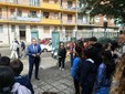 Taglio del nastro per l'inaugurazione alla presenza del sindaco Lo Russo
