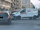 Scooter contro furgone in via Filadelfia all'angolo con corso Agnelli Scooter contro furgone in via Filadelfia all'angolo con corso Agnelli