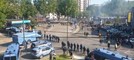 La Polizia attende gli ultras prima del derby del 24 maggio 2026