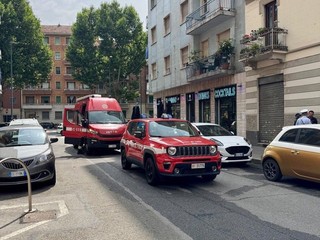 incendio in via crevacuore