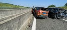 Maxi incidente sulla sopraelevata di Moncalieri: 6 i mezzi coinvolti