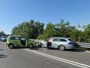 Frontale sul raccordo Torino-Caselle: traffico paralizzato sulla tangenziale Frontale sul raccordo Torino-Caselle: traffico paralizzato sulla tangenziale