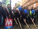 Grande festa a Collegno, al via i lavori per il prolungamento della metropolitana [FOTO e VIDEO]