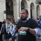 L'imam Mohamed Shahin durante una manifestazione L'imam Mohamed Shahin durante una manifestazione