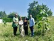All’inaugurazione ufficiale del nuovo boschetto di Paulownia erano presenti: l’assessore Antonino Russo - Assessore al Verde del Comune di Orbassano, Clara Bonaudi e Denise Bonaudi del CDA Boman e Daniele Berruti Presidente Paulownia Piemonte Nazionale