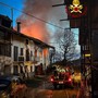 Incendio questa mattina a Rivara Incendio questa mattina a Rivara