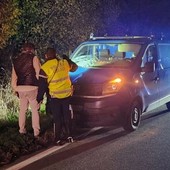 Il tratto di strada Revigliasco dove si è verificato l'incidente Il tratto di strada Revigliasco dove si è verificato l'incidente