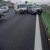 Incidente lungo la tangenziale di Torino all'altezza di Collegno