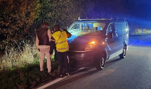 Il tratto di strada Revigliasco dove è avvenuto l'incidente il 5 novembre scorso