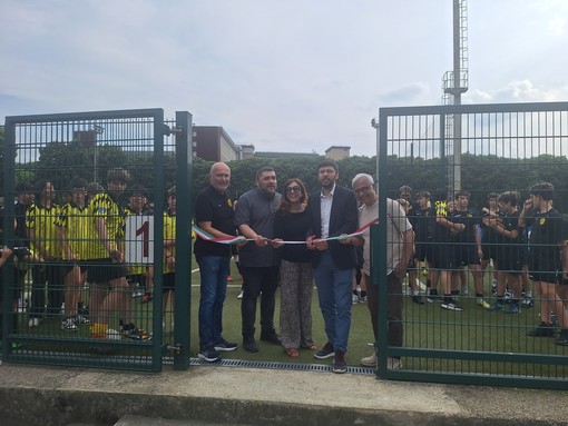 Il campo sportivo Dorina Mercadante riapre in grande stile