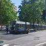Incidente tra auto e tram in corso Unione Sovietica