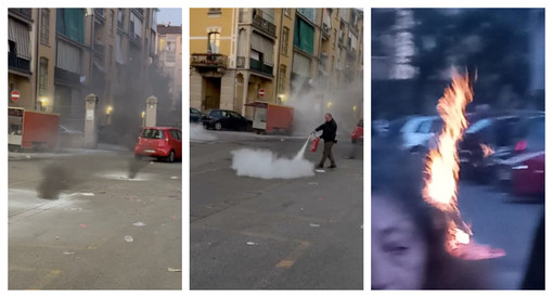 Paura al mercato di Borgo Vittoria, fumo e fuoco dai tombini: momenti di tensione in piazza