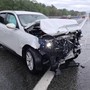 Incidente sulla Torino-Aosta: macchina si schianta contro il guard rail, conducente in ospedale