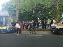 Incidente con tram e ambulanze sul posto