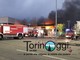 Incendio alla ditta Reinol di Borgaro, diverse squadre di pompieri sul posto