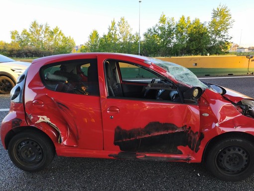 Incidente lungo la A4 all'altezza dello svincolo di Settimo Torinese