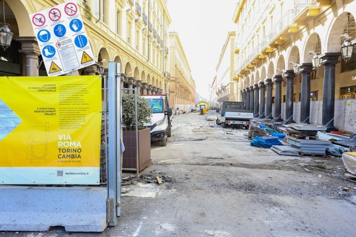 Cantieri in via Roma