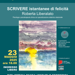 Incontro conclusivo della rassegna &quot;Saper leggere e scrivere&quot; a Cortemilia