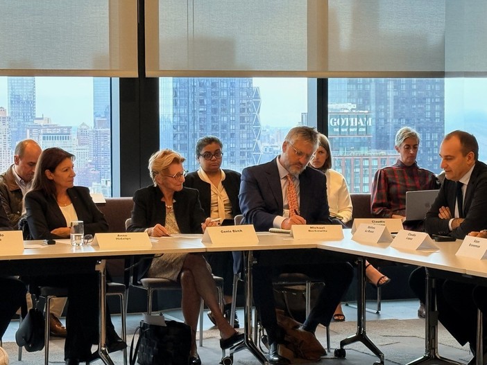 Il sindaco Lo Russo a New York Il sindaco Lo Russo a New York