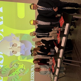 Un momento della conferenza stampa di presentazione Un momento della conferenza stampa di presentazione