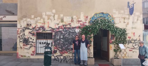 Coperto il murales dell'artista Andrea Pittiti