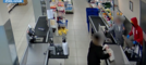 Un'immagine ripresa dalle telecamere di sorveglianza