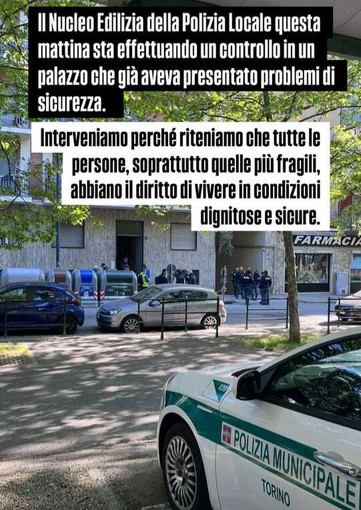 Problemi di sicurezza, controlli dei Civich in una palazzina di corso Taranto