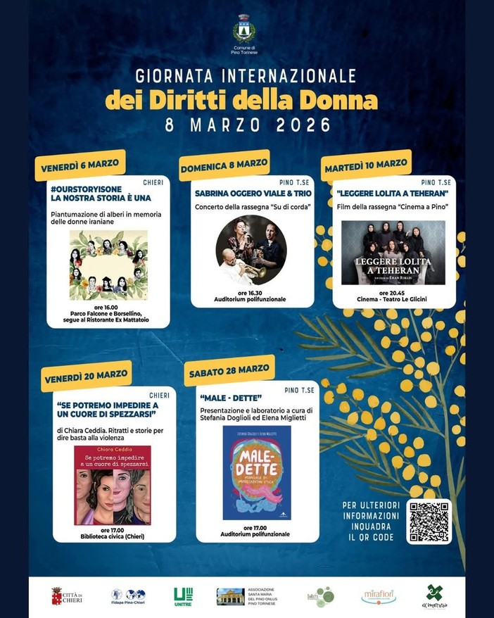 La locandina degli eventi in calendario