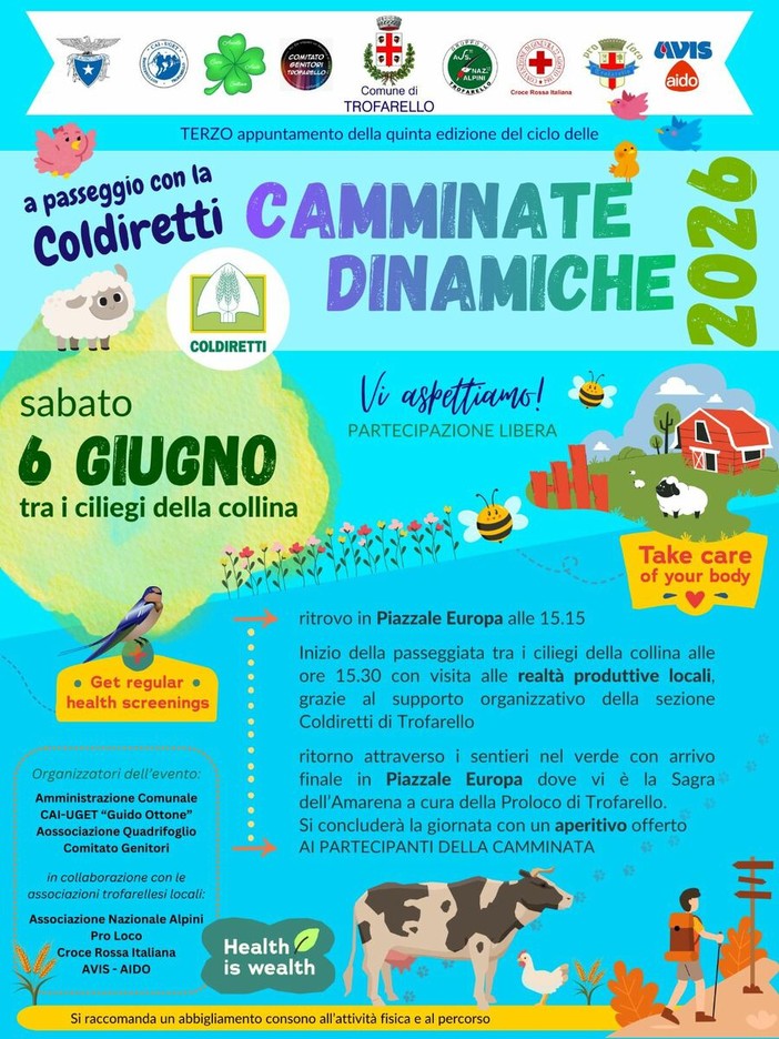 La locandina dell'appuntamento del 6 giugno La locandina dell'appuntamento del 6 giugno