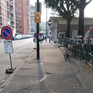 Via Berrino, al via il cantiere per il marciapiede davanti ai giardini Vanoli