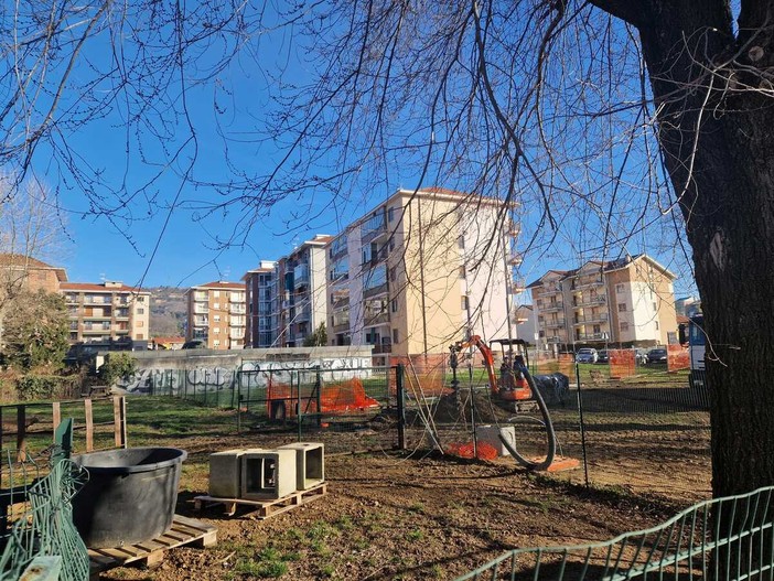 Moncalieri, iniziati i lavori di riqualificazione dell'area cani di via Ada Negri