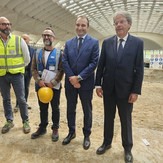 Il sindaco Stefano Lo Russo e il commissario europeo Paolo Gentiloni