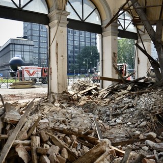 porta susa dopo il crollo