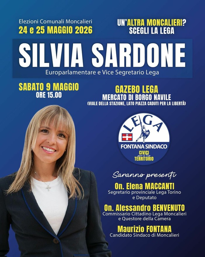 La locandina dell'appuntamento di Moncalieri