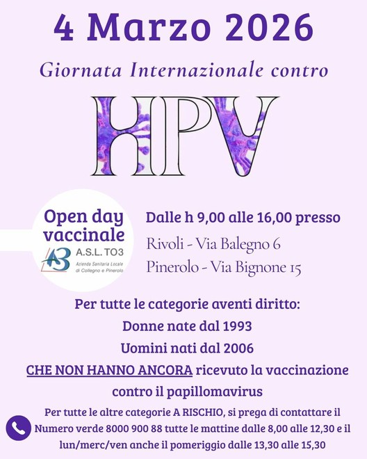 La locandina delle iniziative organizzate dall'Asl To3 La locandina delle iniziative organizzate dall'Asl To3