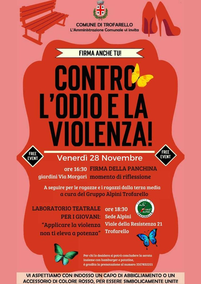 La locandina degli eventi in calendario La locandina degli eventi in calendario