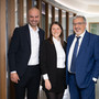 Da sinistra a destra: Alberto Milanesio (General Manager), Rossana Cammardella (R&amp;D Manager) e Umberto Cammardella (CEO)