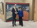 Il sindaco Lo Russo e la governatrice Koike Il sindaco Lo Russo e la governatrice Koike