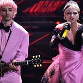 La Rappresentante di Lista sul palco del Festival di Sanremo 2022