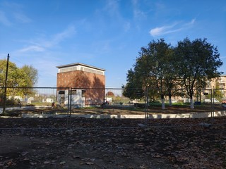 Lavori in corso in zona Falchera