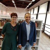 Il sindaco Stefano Lo Russo in visita alla rinnovata biblioteca Passerin