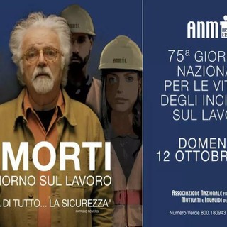 La locandina della Giornata per ricordare le vittime degli incidenti sul lavoro