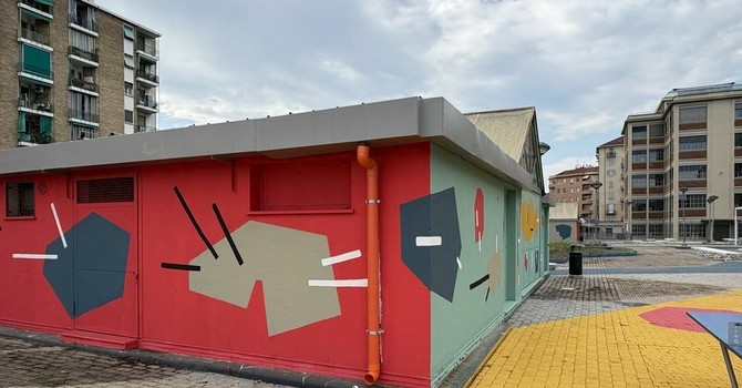 Una "passeggiata grafica" per riaccendere il piazzale di corso Racconigi